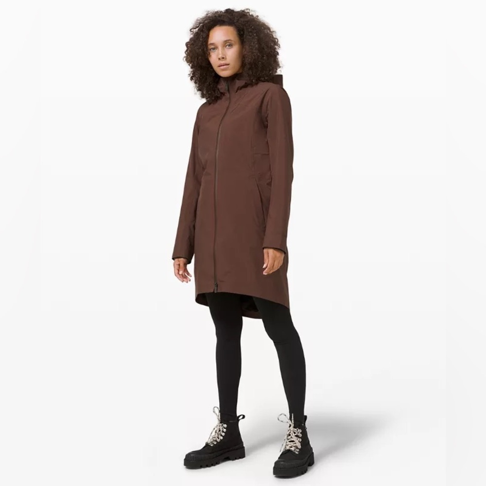 Lululemon | Rebel Rain Jacket | size:10 | Color: Red/Brown